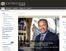 Tablet Screenshot of centrenet.centre.edu